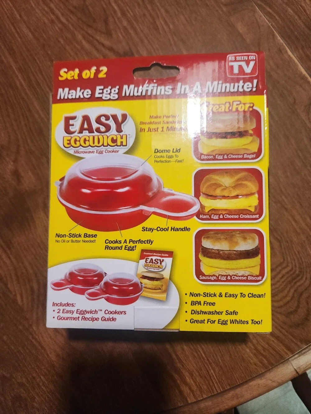 As Seen On TV eggwich microwave